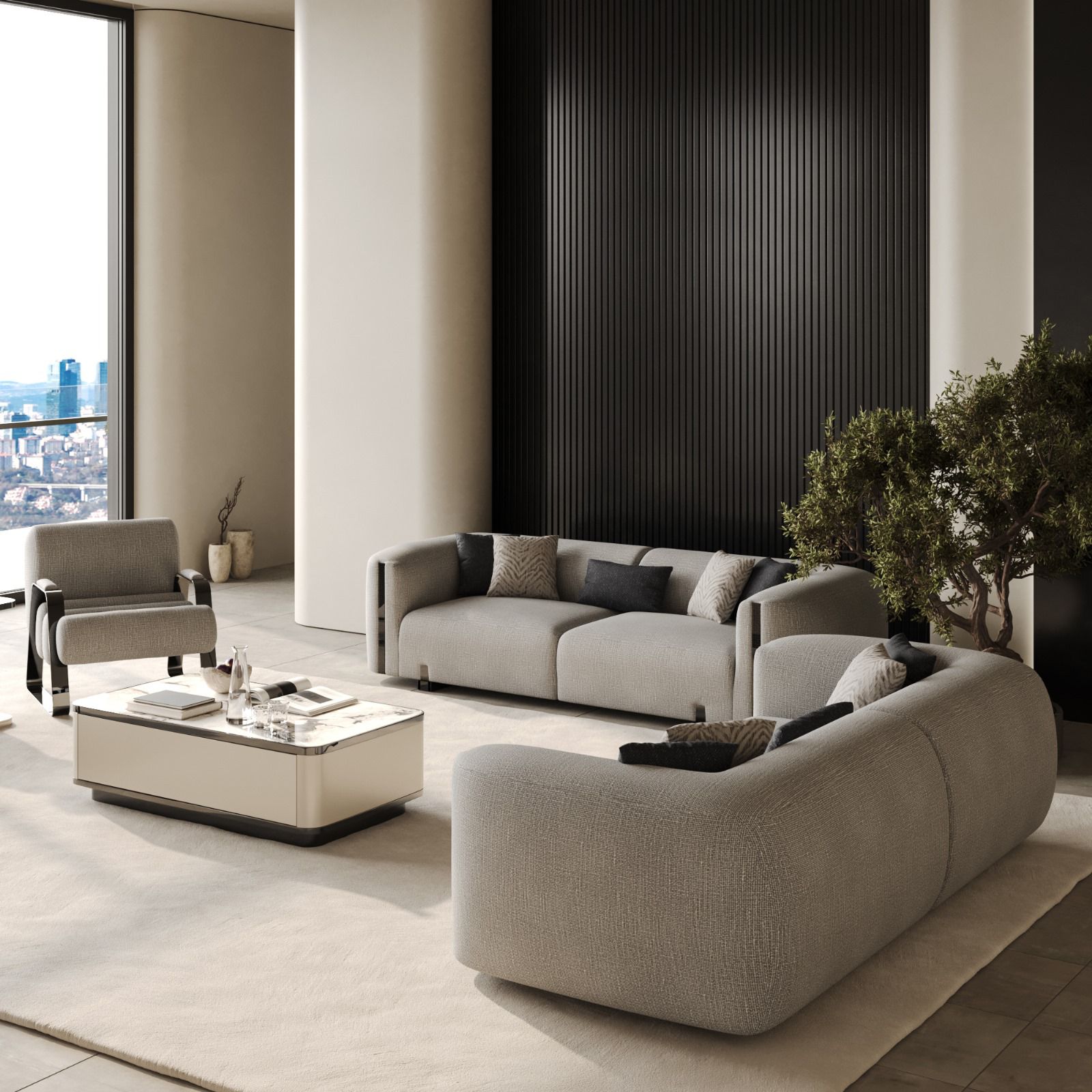 Diamond Sofa Set